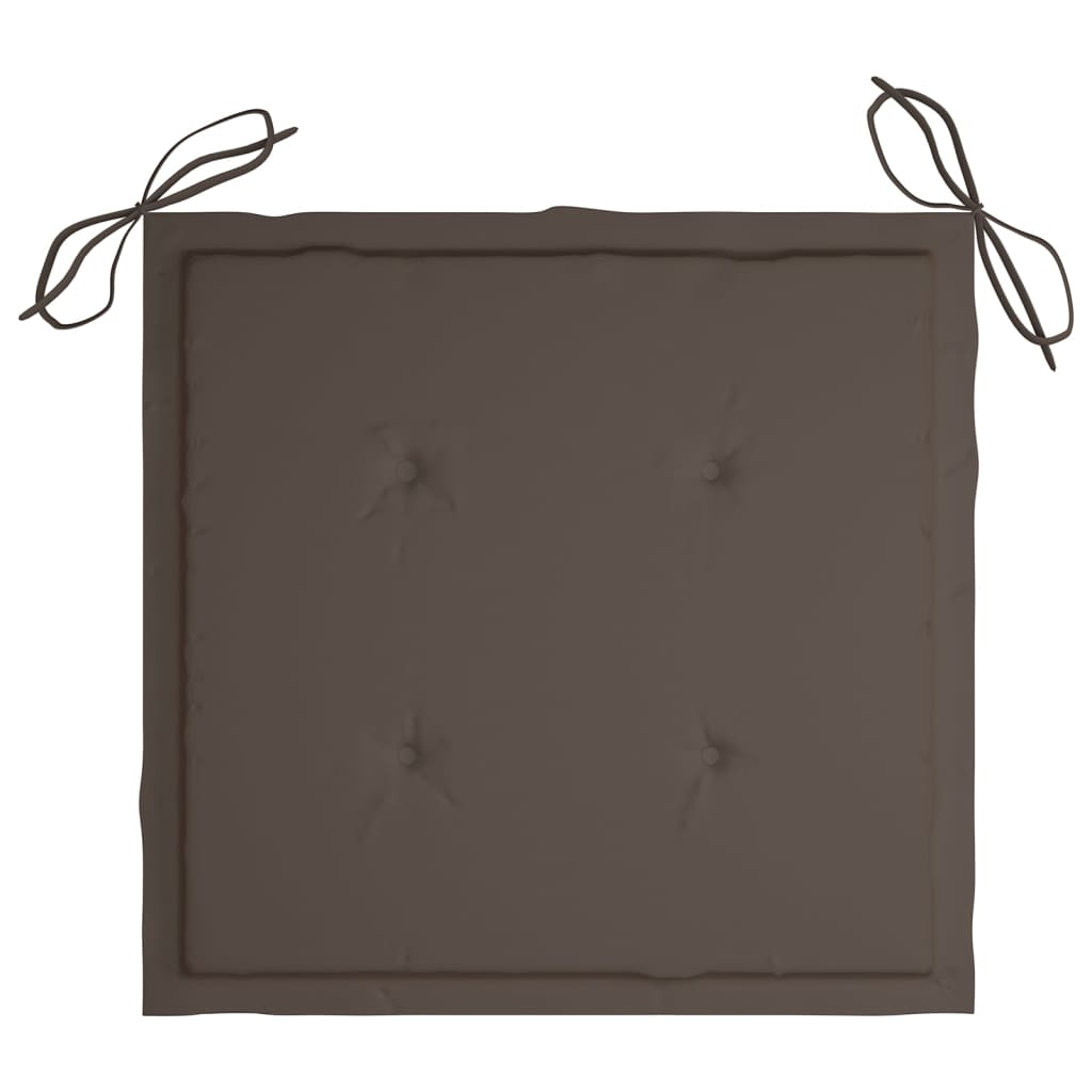 Stolsdynor 4 st taupe 40x40x4 cm oxfordtyg