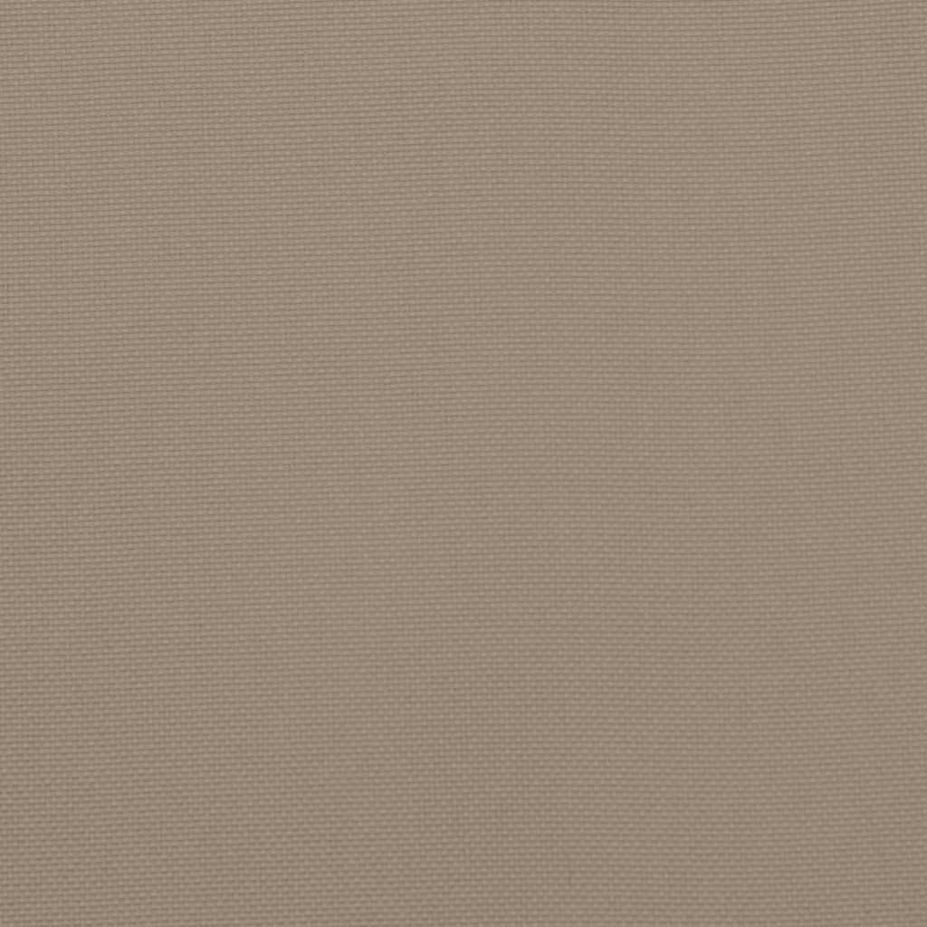 Stolsdynor 2 st taupe 50x50x4 cm oxfordtyg