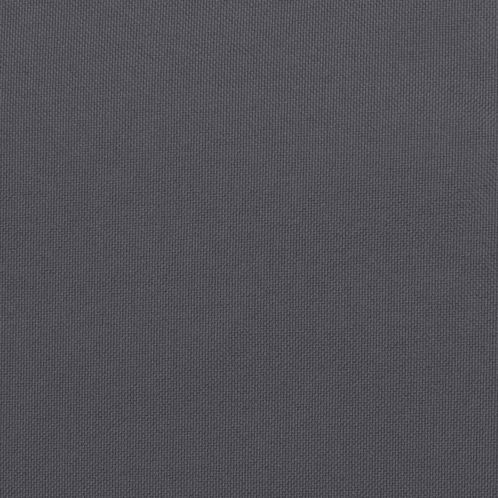 Bänkdyna för trädgården antracit 200x50x4 cm oxfordtyg
