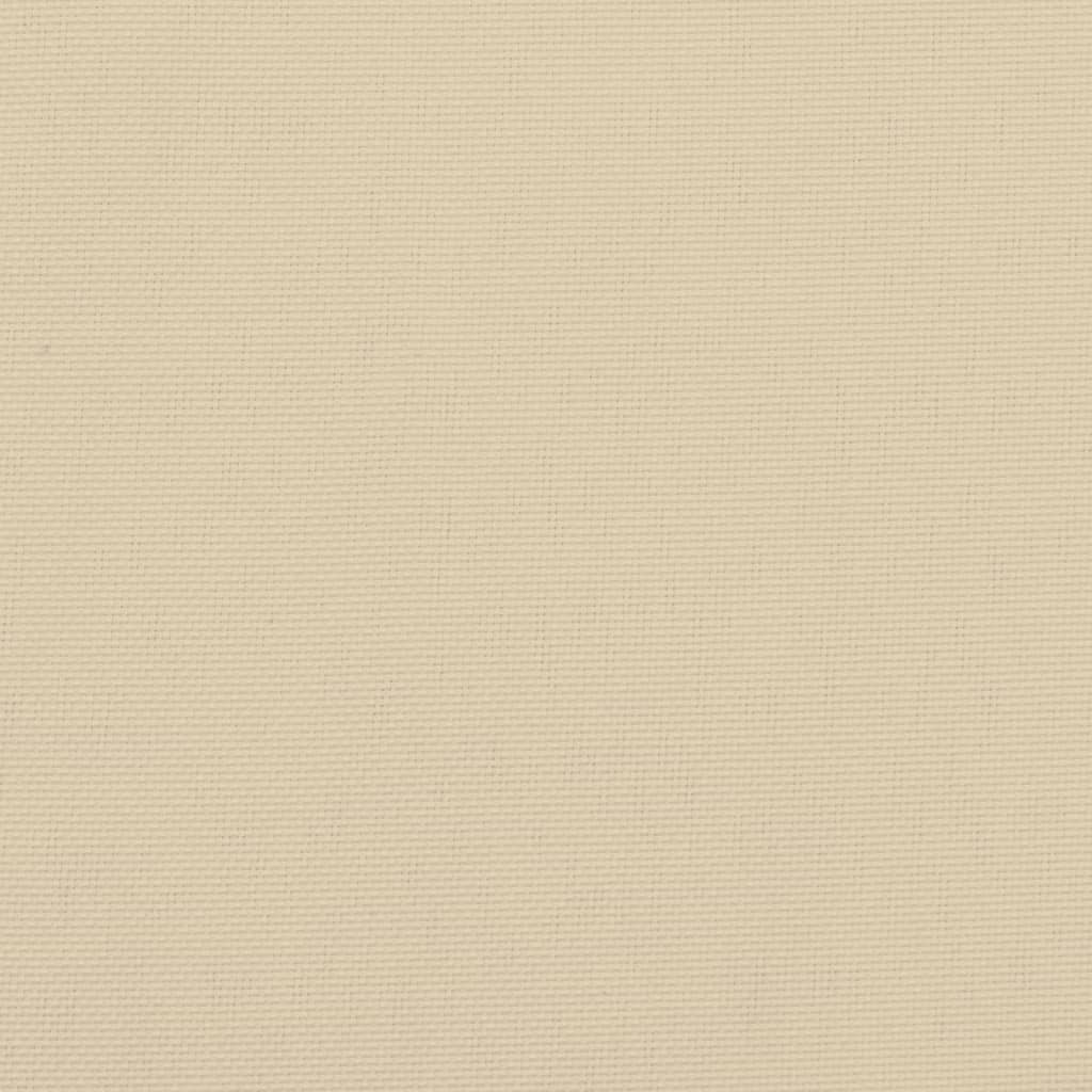 Bänkdyna för trädgården beige 200x50x4 cm oxfordtyg