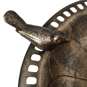 Fågelbad brons plast