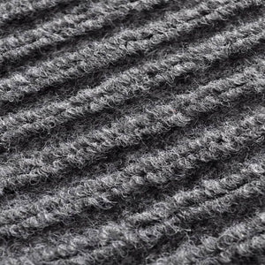 Dörrmatta 2 st PVC grå 90x60 cm