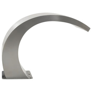 Poolfontän med LED rostfritt stål 30x60x45 cm