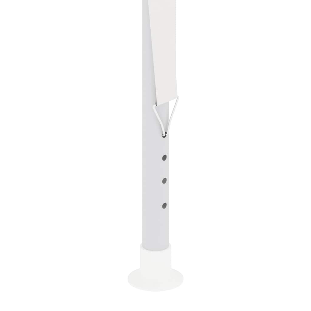 Professionellt partytält med väggar 4x9 m vit 90 g/m²