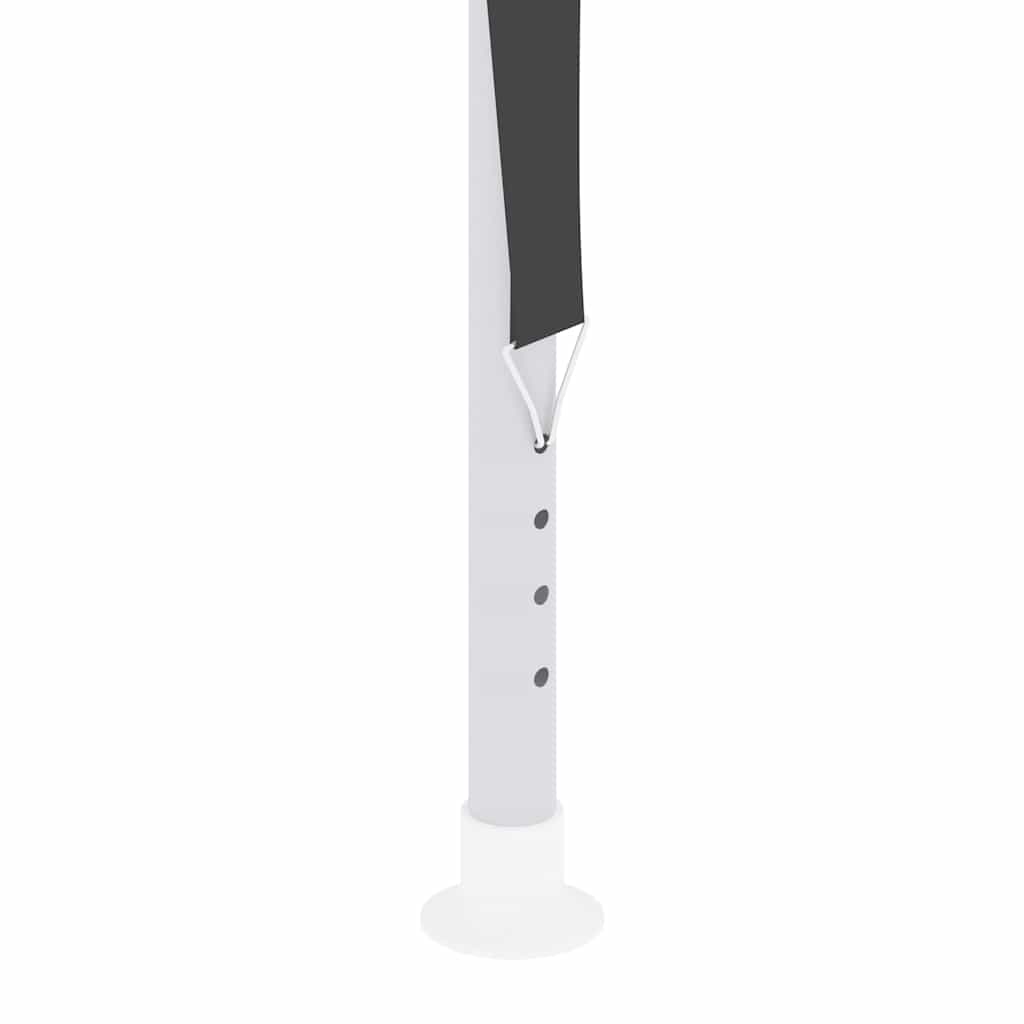 Professionellt partytält med väggar 4x9 m antracit 90 g/m²