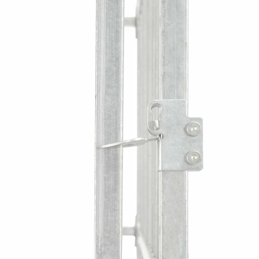 Hundgård för utomhusbruk med tak 382x192x225 cm