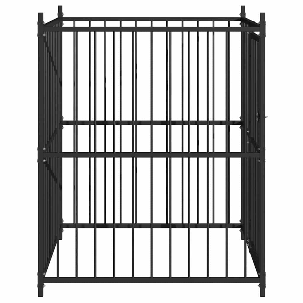 Hundgård för utomhusbruk 120x120x150 cm