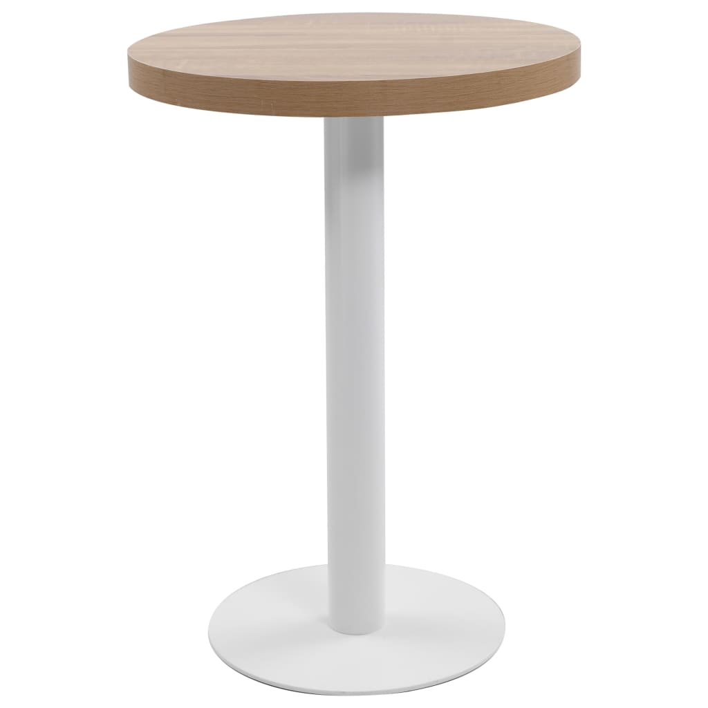 Bistrobord ljusbrun 60 cm MDF