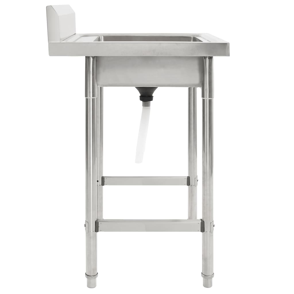 Diskho enkel rostfritt stål