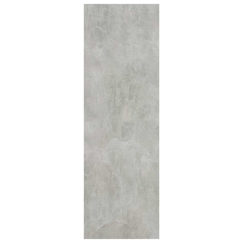 Bokhylla betonggrå 40x24x75 cm konstruerat trä