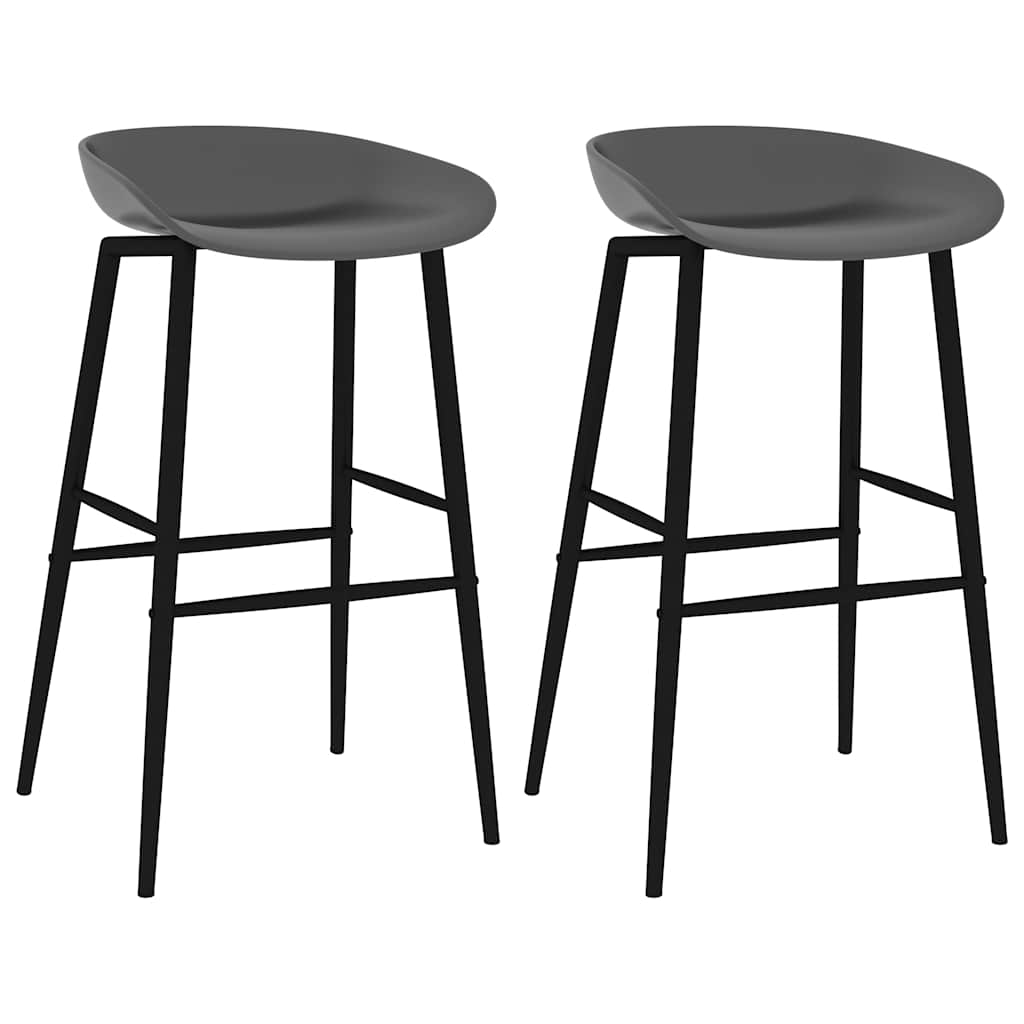 Barstolar 2 st grå