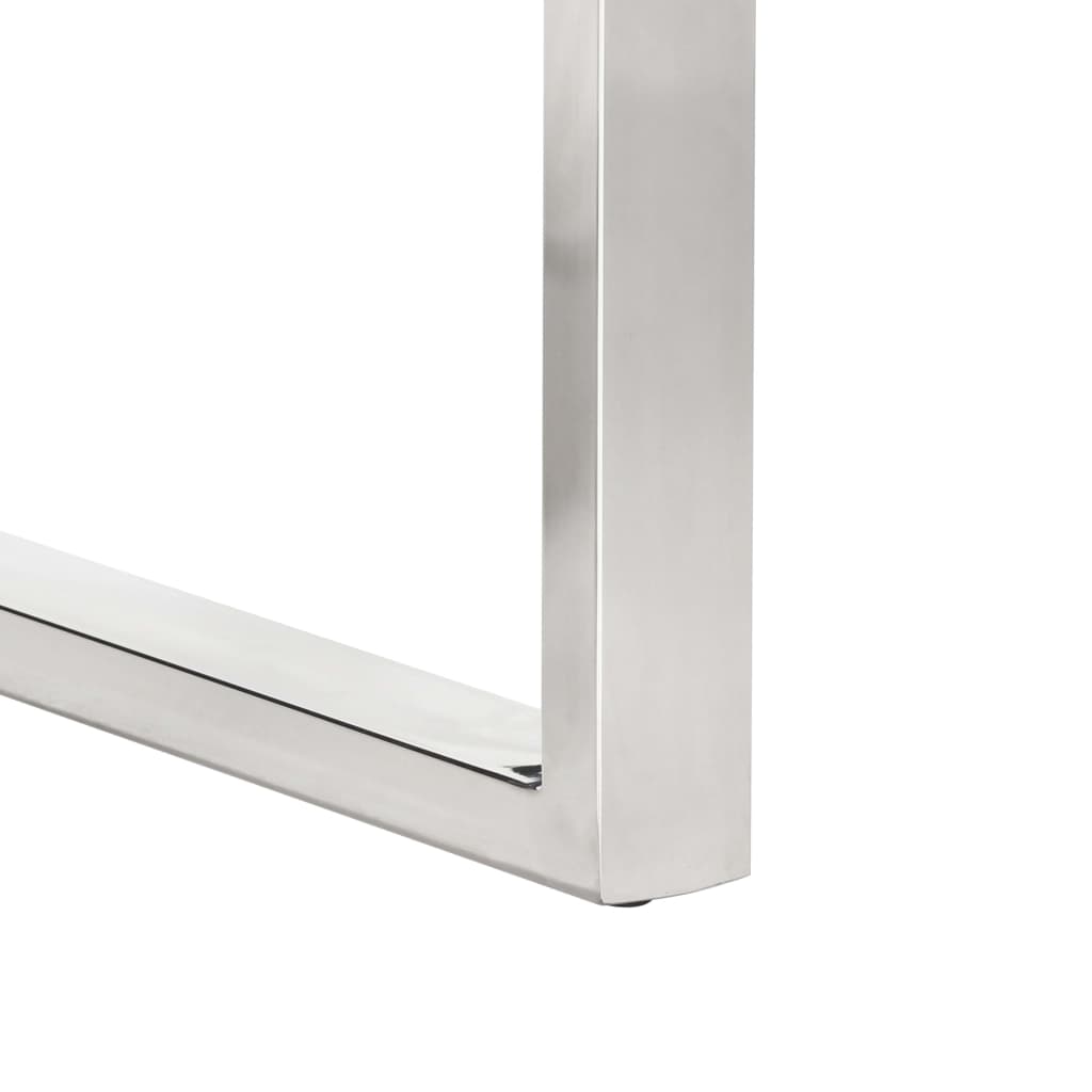 Bord med levande kant massivt akaciaträ 200 cm 3,8 cm