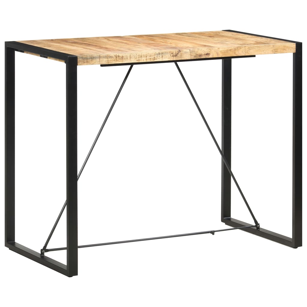 Barbord 140x70x110 cm massivt mangoträ