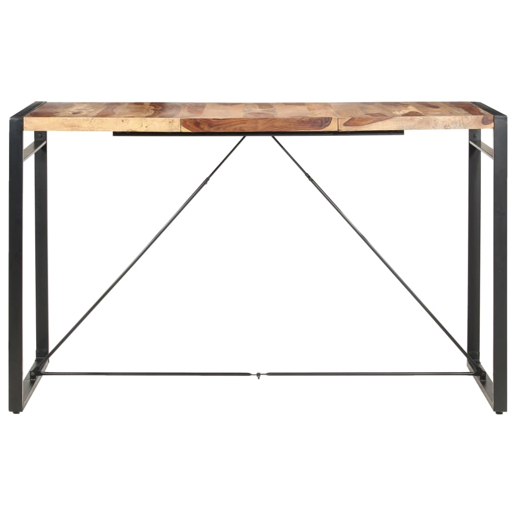 Barbord 180x90x110 cm massivt sheshamträ