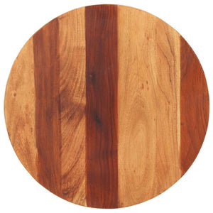 Bordsskiva massivt akaciaträ rund 25-27 mm 60 cm