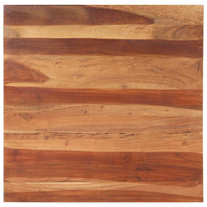Bordsskiva massivt akaciaträ 25-27 mm 80x80 cm