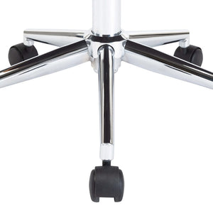 Snurrbar matstol böjträ och konstläder gräddvit