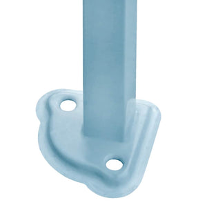 Hopfällbart partytält med 3 sidoväggar 3x4 m stål gräddvit