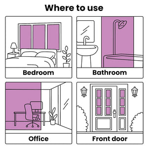 Fönsterfilm frostad randig design 0,9x50 m PVC