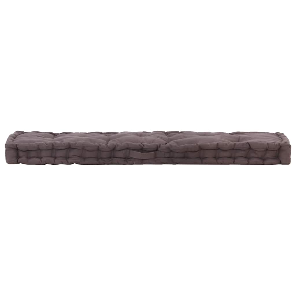 Dyna till pallsoffa bomull 120x40x7 cm antracit
