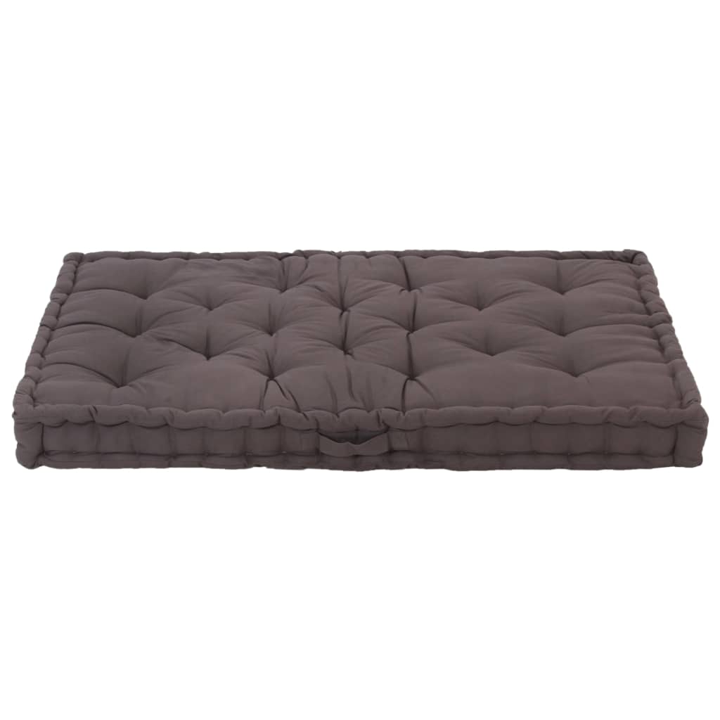 Dyna till pallsoffa bomull 120x80x10 cm antracit