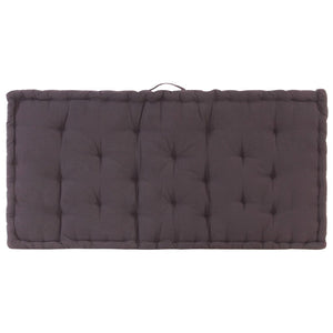 Dyna till pallsoffa bomull 120x80x10 cm antracit