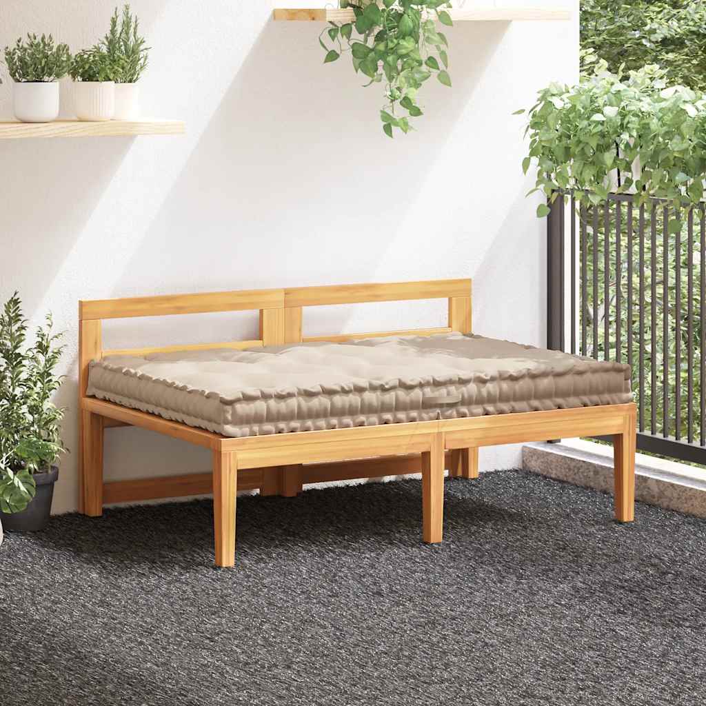 Dyna till pallsoffa bomull 120x80x10 cm beige