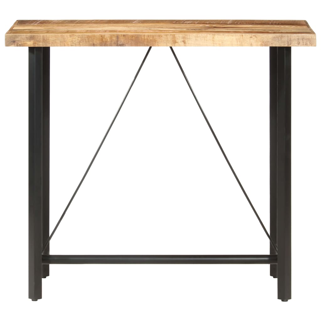 Barbord 120x58x107 cm grovt mangoträ