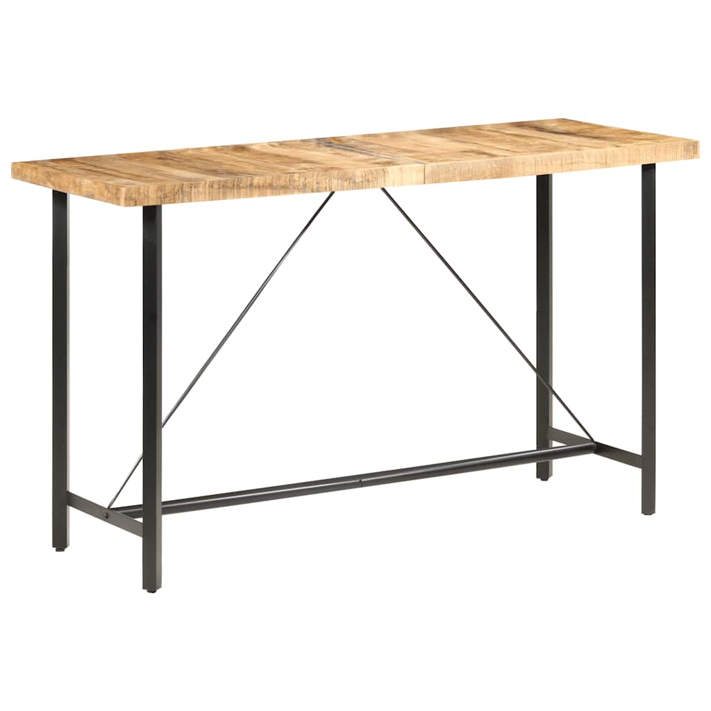 Barbord 180x70x107 cm grovt mangoträ