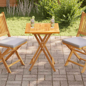 Bordsskiva massiv teak 60x60x2,5 cm