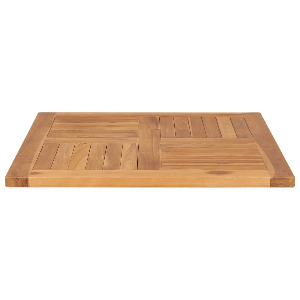 Bordsskiva massiv teak 70x70x2,5 cm