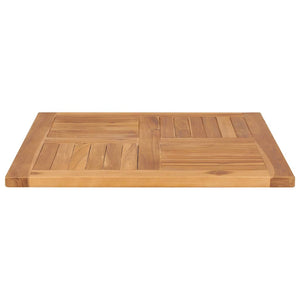 Bordsskiva massiv teak 70x70x2,5 cm