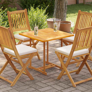 Bordsskiva massiv teak 70x70x2,5 cm