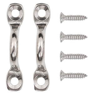 Spännband till båtkapell 2 st tyg och rostfritt stål