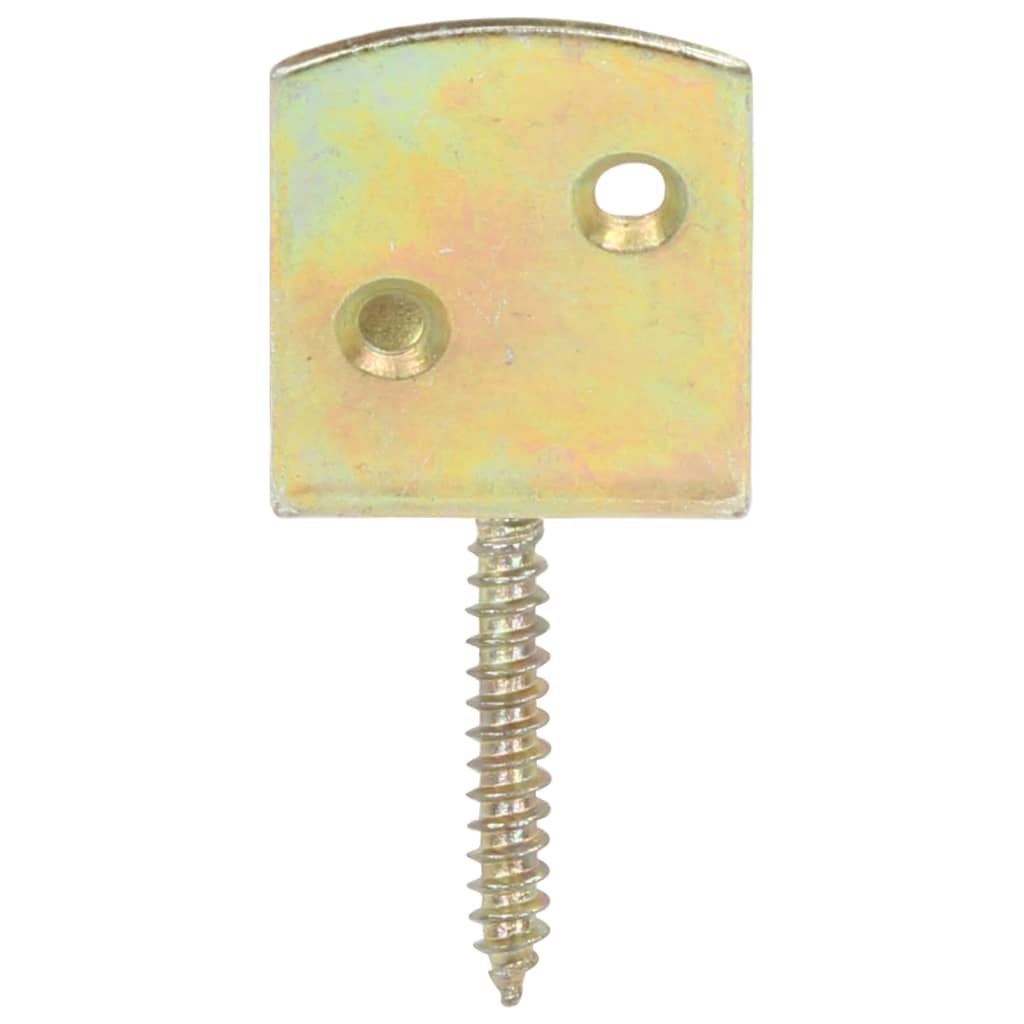 L-beslag till staketpanel 24 st galvaniserad metall