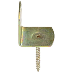 L-beslag till staketpanel 24 st galvaniserad metall