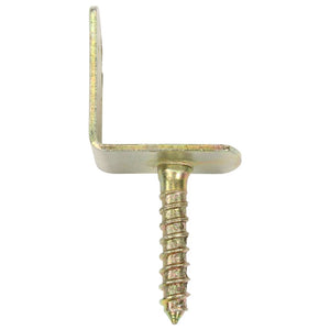 L-beslag till staketpanel 24 st galvaniserad metall