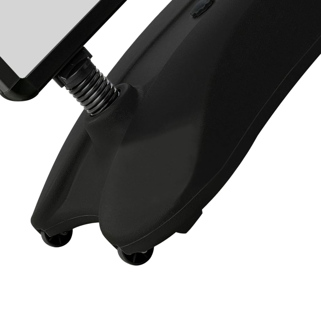 Skyltställ A1 vattenfylld bas svart aluminiumlegering