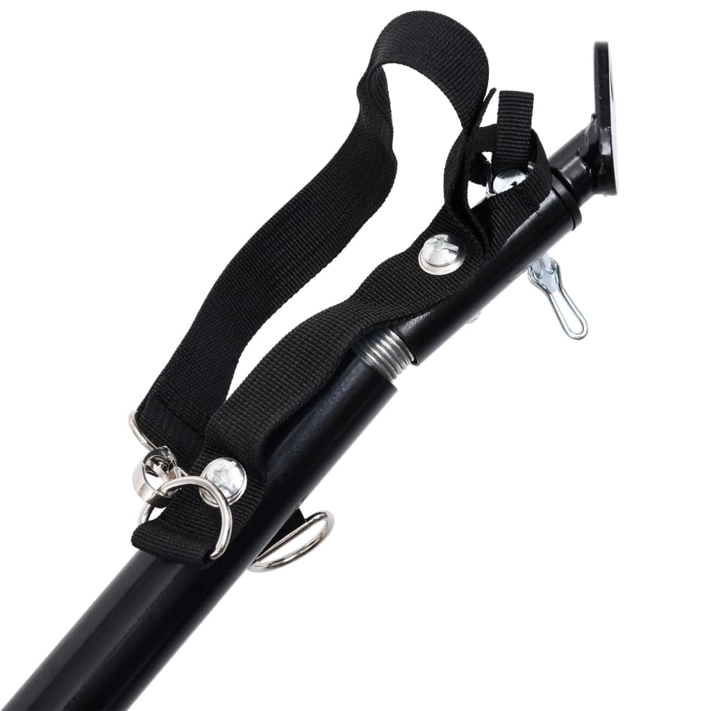 Cykelvagn för husdjur och joggingvagn 2-i-1 röd och grå