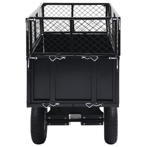 Tippvagn för gräsklippare 150 kg last