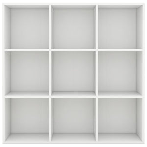 Bokhylla vit 98x29x97,5 cm konstruerat trä