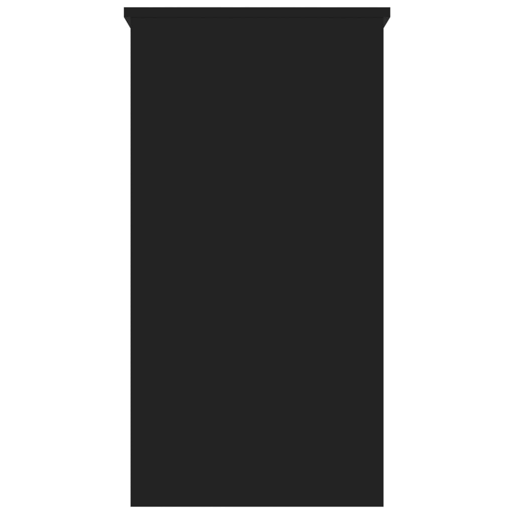 Skrivbord svart 80x40x75 cm konstruerat trä