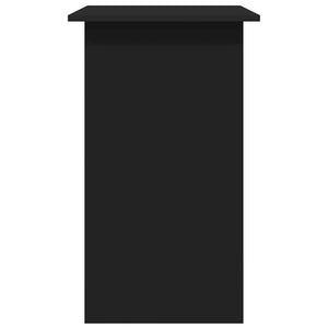 Skrivbord svart 80x45x74 cm konstruerat trä