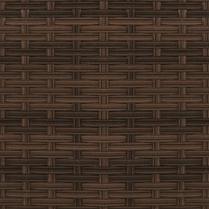 Loungegrupp för trädgården 2 delar konstrotting brun