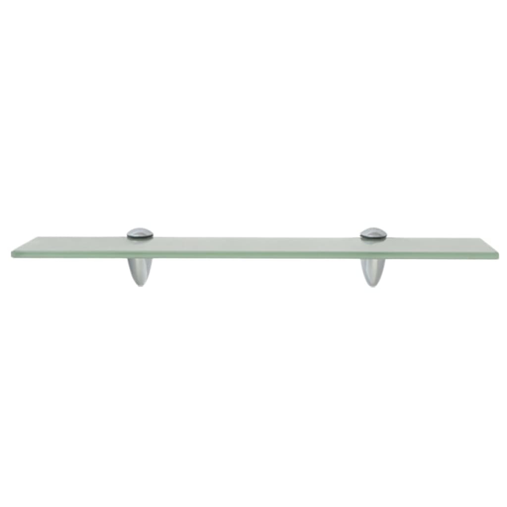 Svävande hyllor 2 st glas 50x10 cm 8 mm
