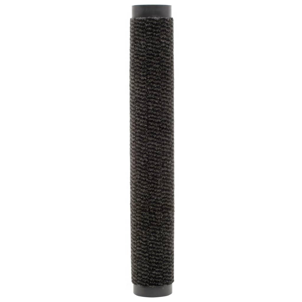 Dörrmattor 2 st rektangulär tuftad 120x180 cm svart