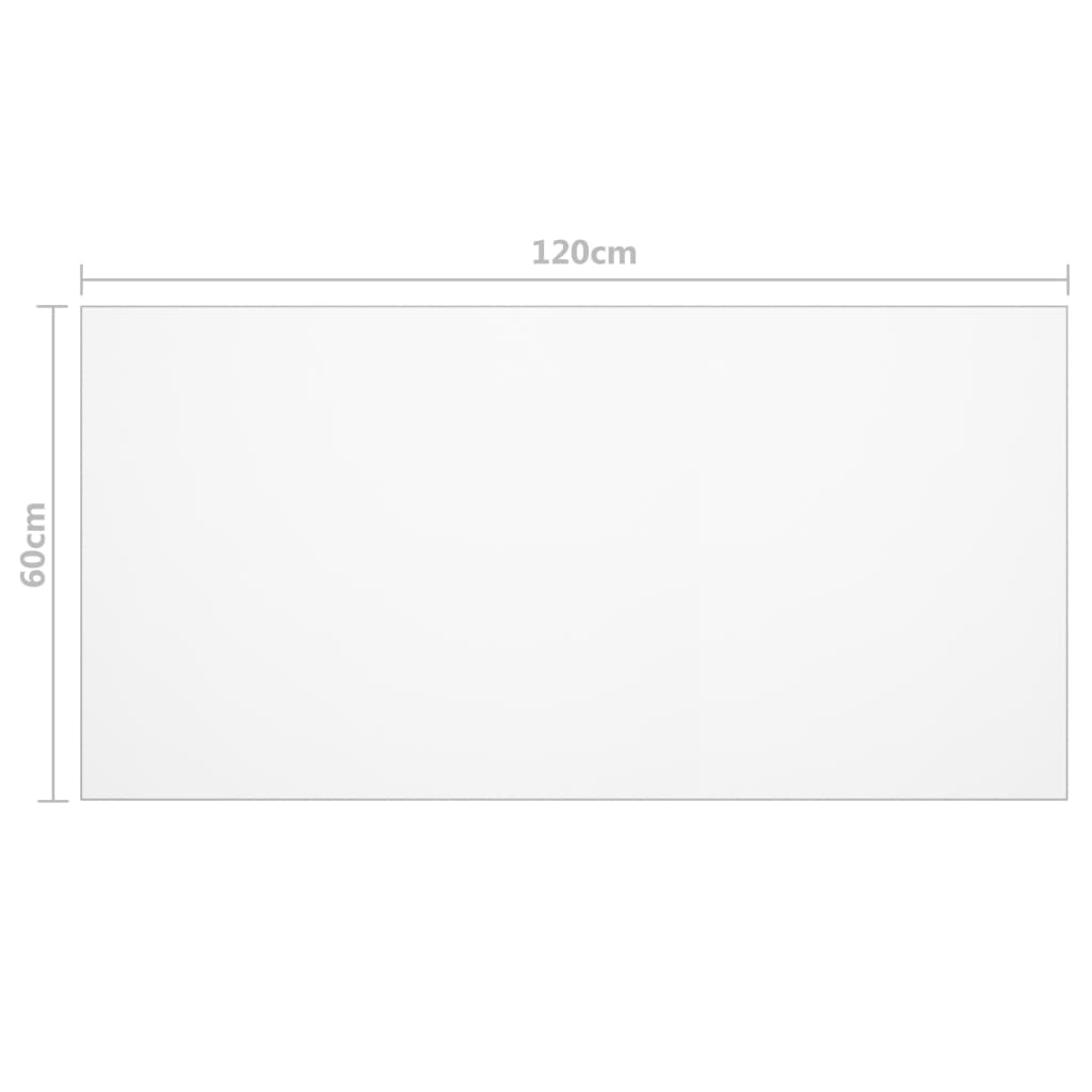 Bordsskydd matt 120x60 cm 1,6 mm PVC