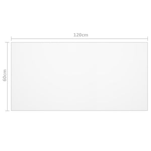 Bordsskydd matt 120x60 cm 1,6 mm PVC
