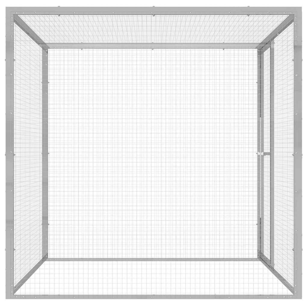 Kattbur 1,5x1,5x1,5 m galvaniserat stål