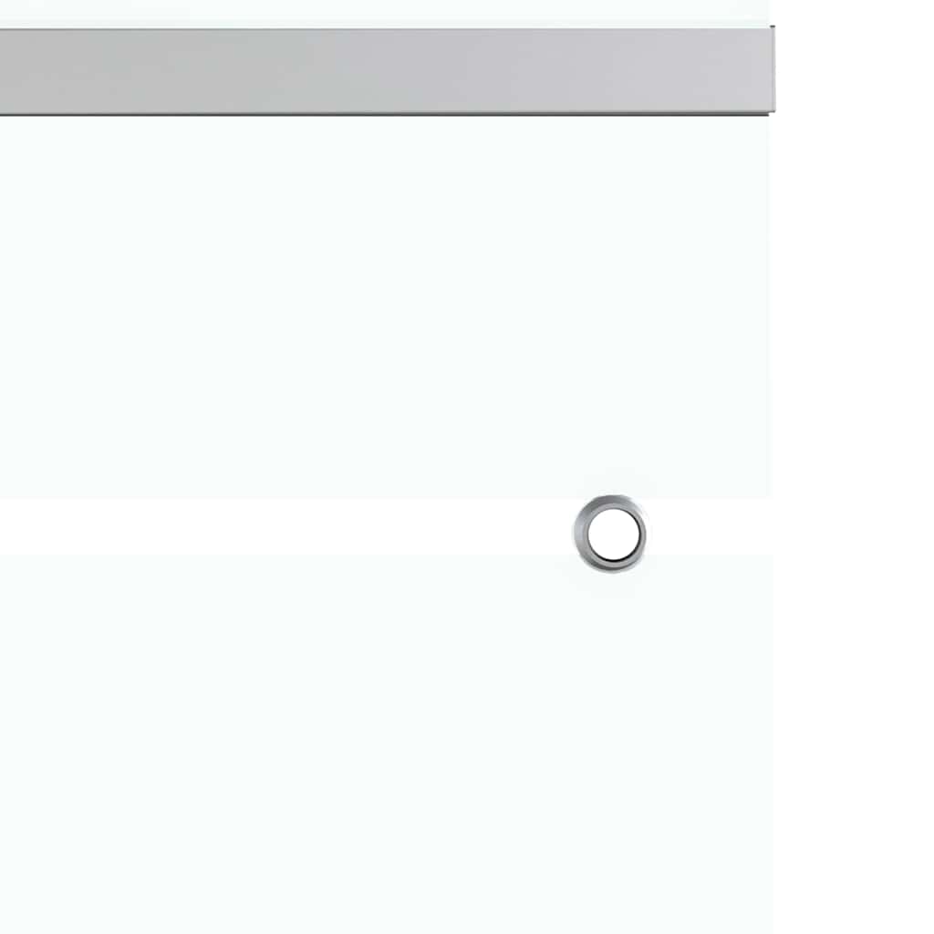 Skjutdörr ESG-glas och aluminium 76x212 cm silver